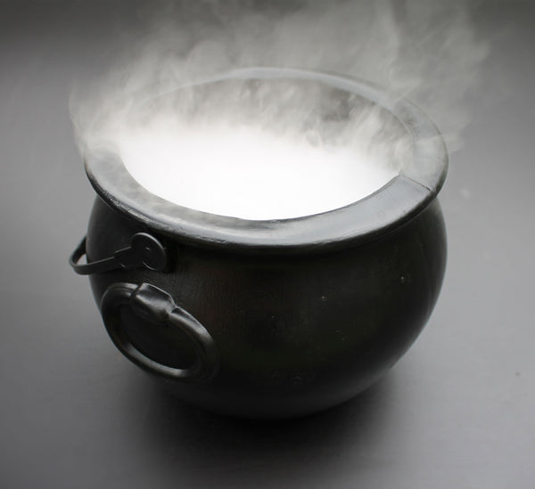 Small Black Plastic Witch's Brew Cauldron